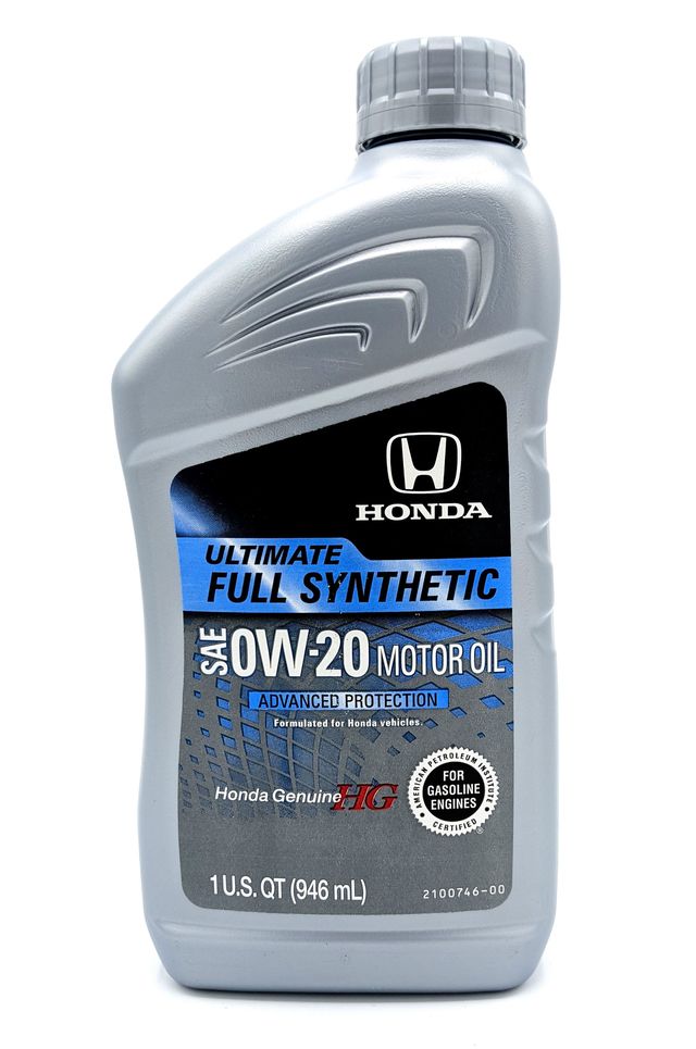 honda genuine ultimate full synthetic 0w-20 motor oil